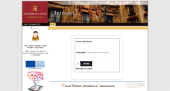 Desktop Screenshot of intranet.cuenca.es